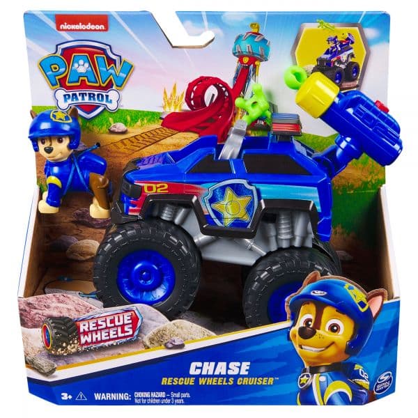 Concentra Patrulha Pata Carro de Resgate Monster Truck do Chase