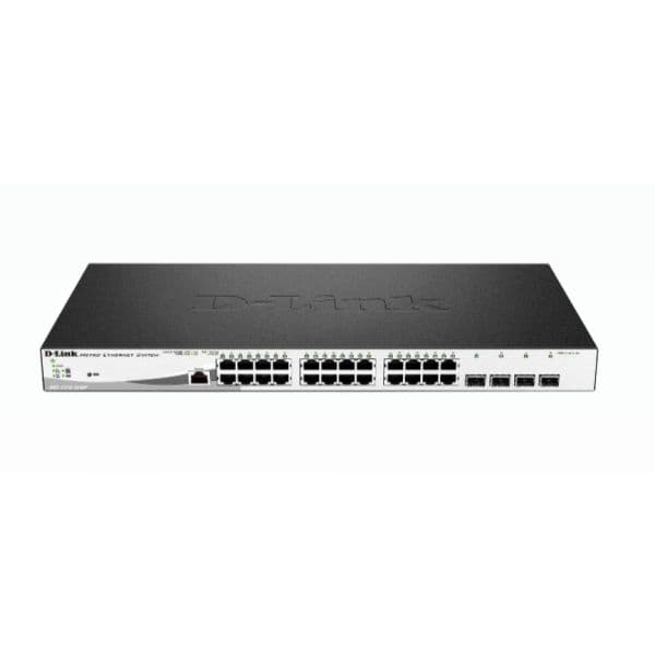 D-Link 28-PORT Gigabit Poe+ Smart Switch Incl 4-PORT Sfp Combo (370W)