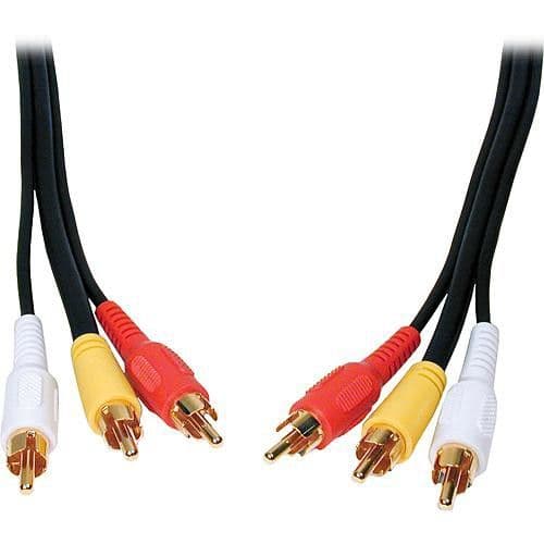 Cabo Rca Para Rca de 1.8 m Black - 0802269535473