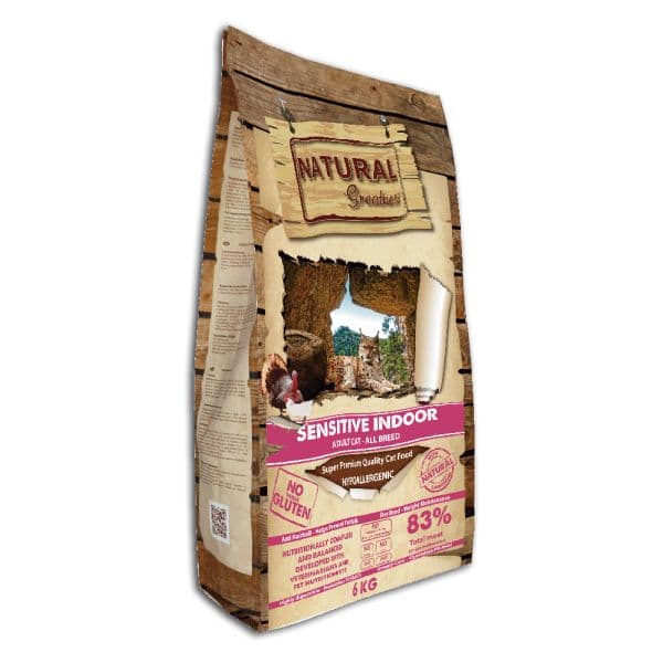 Natural Greatness Sensitive Indoor Cat 6Kg