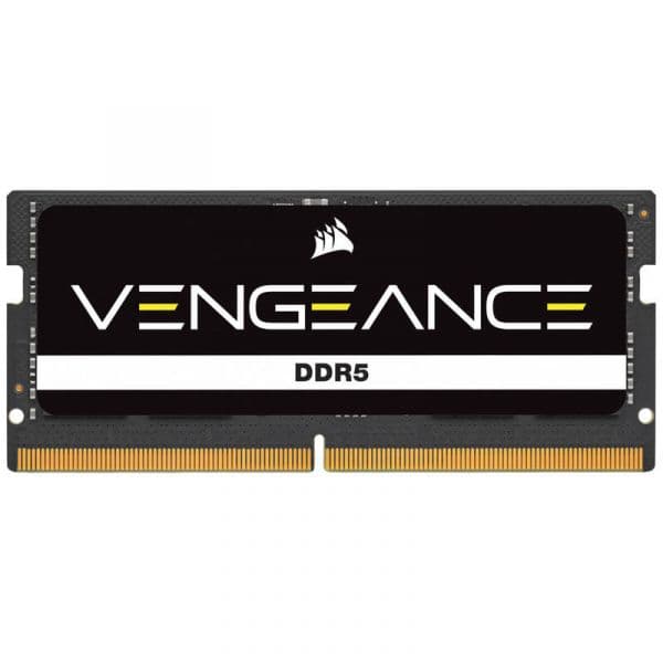 Memória RAM Corsair So-dimm 64GB DDR5-4800 Black CMSX64GX5M2A4800 - CMSX64GX5M2A4800C40