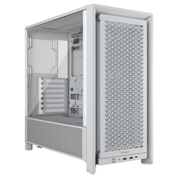 Corsair 4000D RS Vidro Temperado Branca