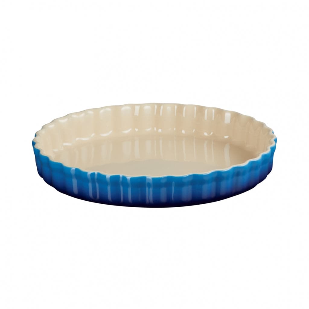 Le Creuset Tarteira em Cerâmica de Grés Bamboo da 24 cm Azure