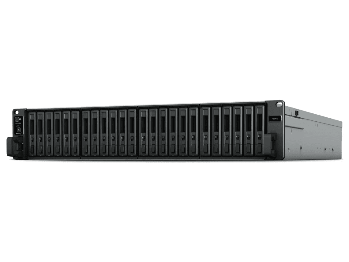 Synology FlashStation FS3410 servidor NAS e de armazenamento Servidor de armazenamento Rack (2U) Ethernet LAN Preto D-1541