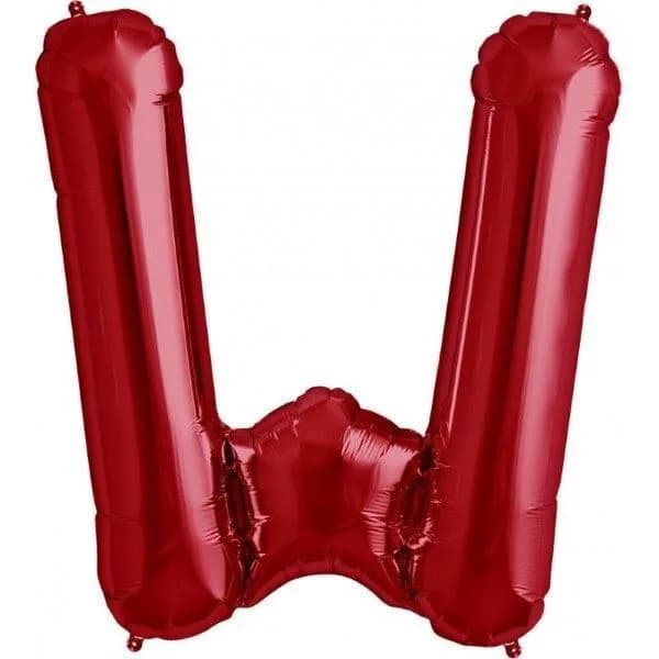 NorthStar Balão Foil 34'' Letra W Vermelho - 180000244