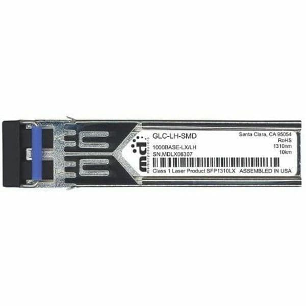 Cisco - Modulo de transceptor SFP mini-GBIC - 1000Base-LX 1000Base-LH - modo simples LC PC - modulo plug-in - ate 10 km - 1310 nm - GLC-LH-SMD=