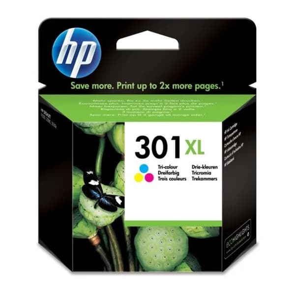 Tinteiro HP N301XL Tricolor - CH564EE