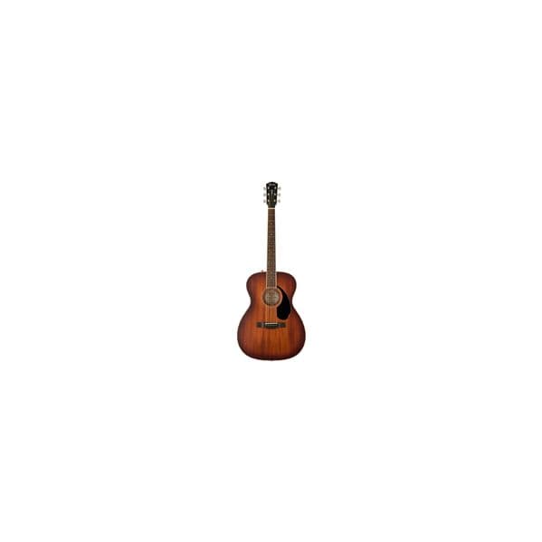 Fender Guitarra Eletroacústica PO-220E Orchestra All Mahogany Aged Cognac Burst C/ Estojo Incluído