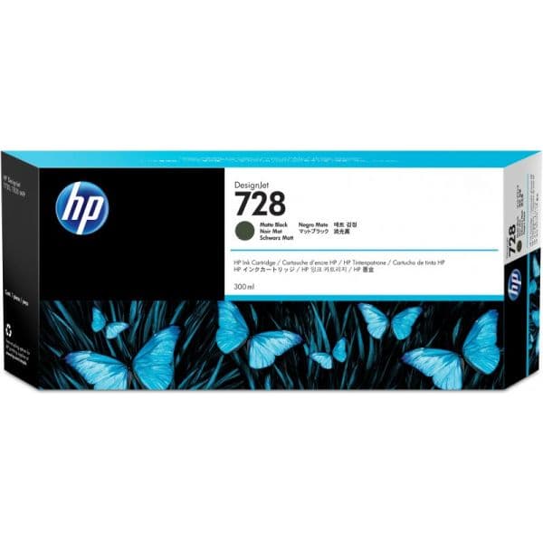 Tinteiro HP 728 F9J68A Matte Black
