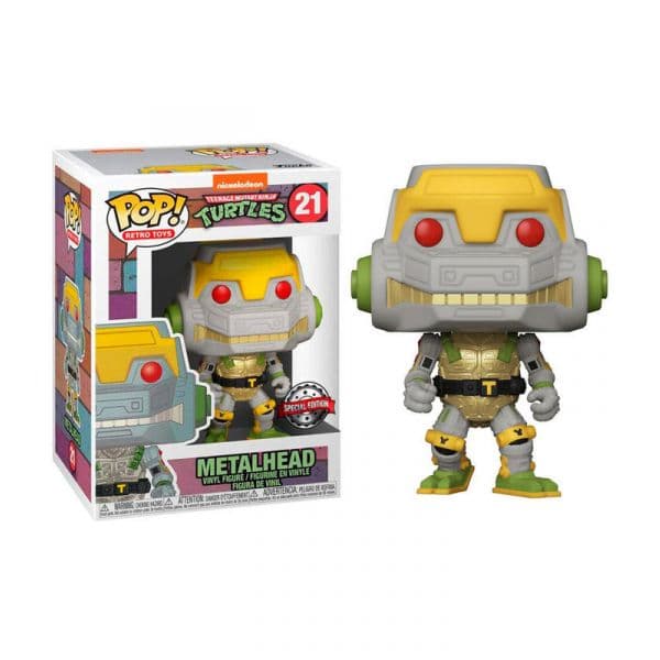 Funko POP! Retro Toys: Teenage Mutant Ninja Turtles - Metalhead Exclusive #21