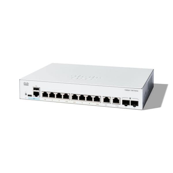 Cisco Interruptor L3 Cisco Catalyst 1300-8T-E-2G / 8x Gigabit / 2x SFP/RJ-45