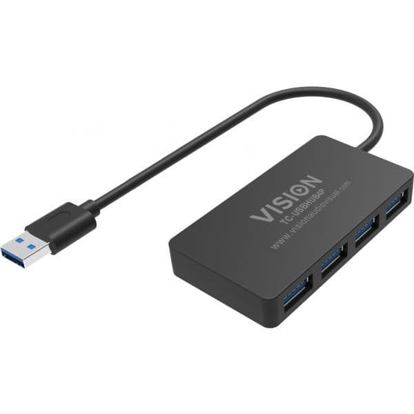 Vision Hub USB 3.0 4 Portas 5Gbps Preto