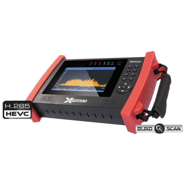 Amiko X-FINDER-3 Medidor de Campo COMBO (TDT, Sinal Satélite, Cabo e CCTV)