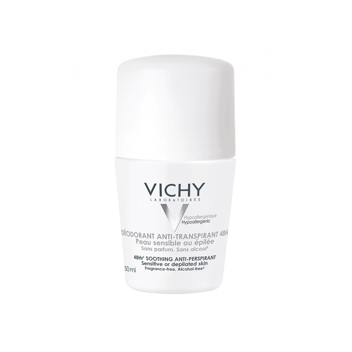 Vichy Desodorizante Anti-transpirante Roll On pele sensivel 50ml