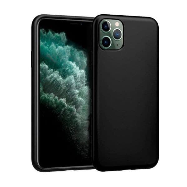 Capa Silicone Preta iPhone 11 Pro Max