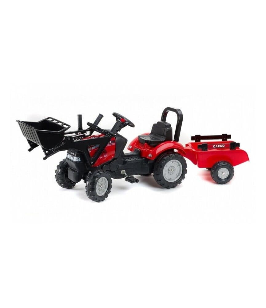 Falk Trator a Pedais Case IH Maxxum 130CVX + Reboque + Pá - TO-961AM
