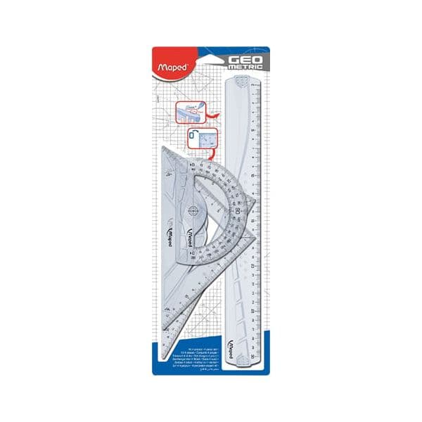 Maped Conjunto Geometria 4 Peças Plástico
