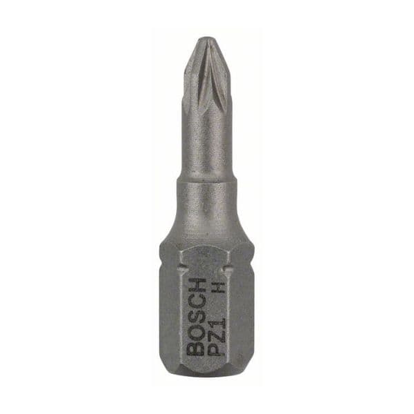 Bosch Conjunto de Pontas Professional Pz1 C 25 Mm Extra Hard Screwdriver 25 Unidades Prateado