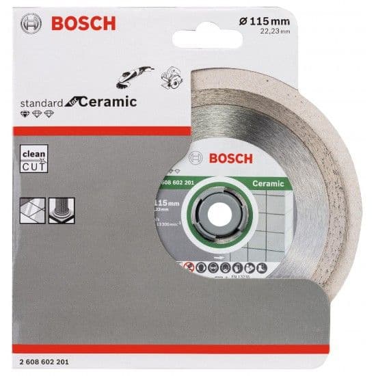 Disco de corte de diamante Standard for Ceramic refª 2608602201 BOSCH