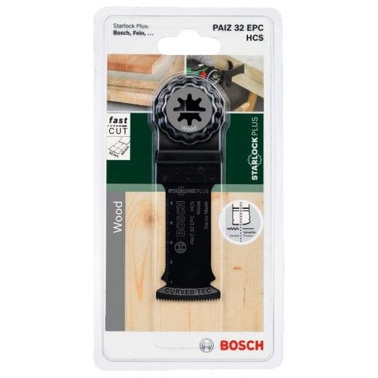 Lâmina de serra de imersão HCS StarlockPlus PAIZ 32 EPC Wood60 x 32 mm refª 2609256D55 BOSCH