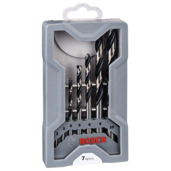 Bosch Kit Brocas HSS PointTeQ Mini-X-Line Metal 7 Unidades 2-8mm