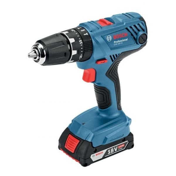 Bosch Berbequim com Percussão 18V 2,0Ah Bosch GSB 18V-21 Professional