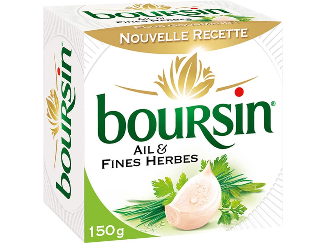 QUEIJO COM ALHO E ERVAS BOURSIN 150G