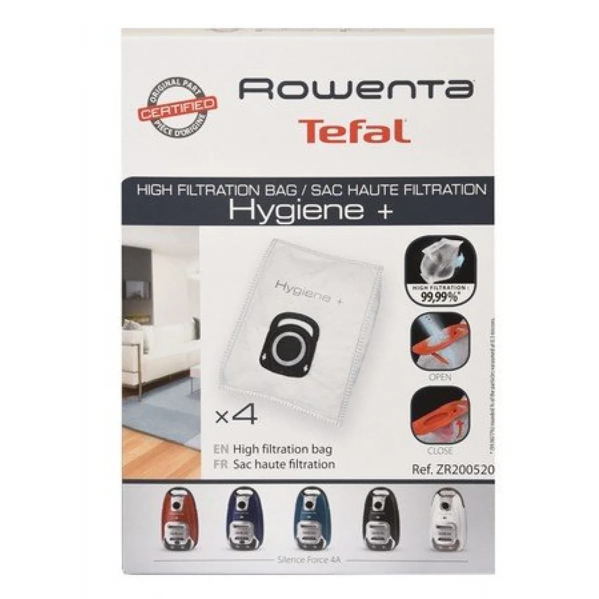 Rowenta Embalagens de Sacos para Hygiene+ - ZR200520