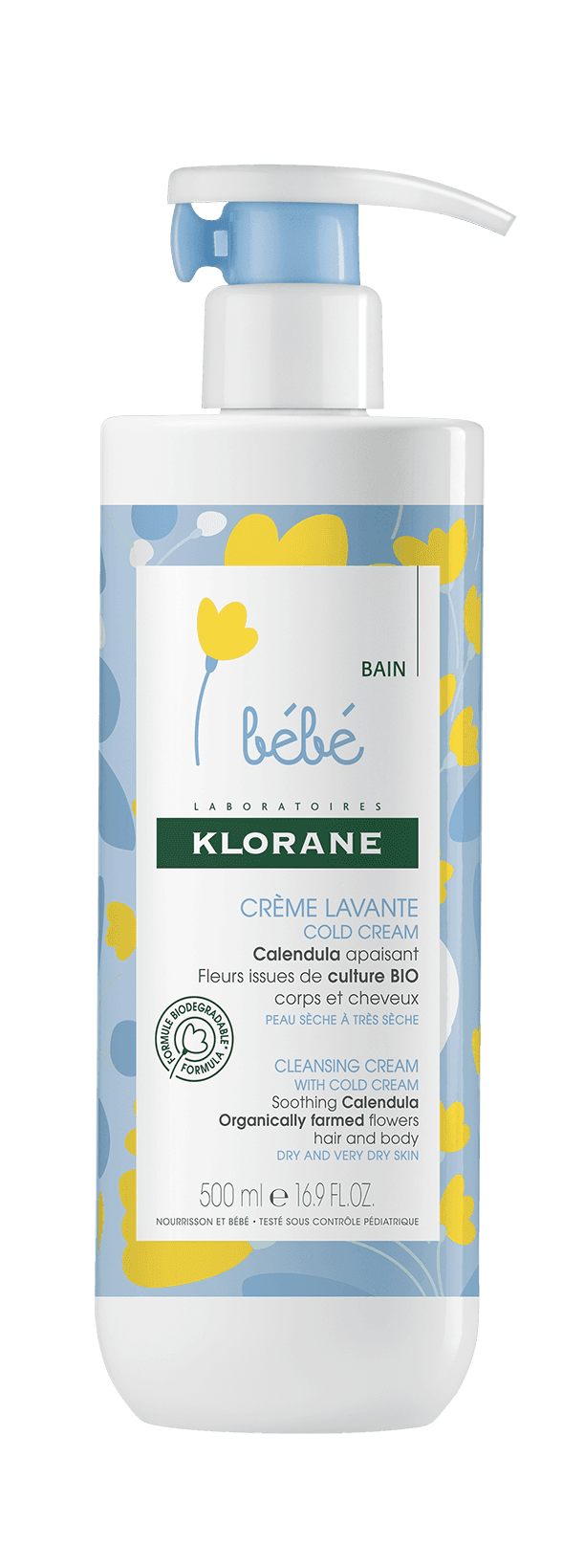 Klorane Bebé Creme Lavante 500ml