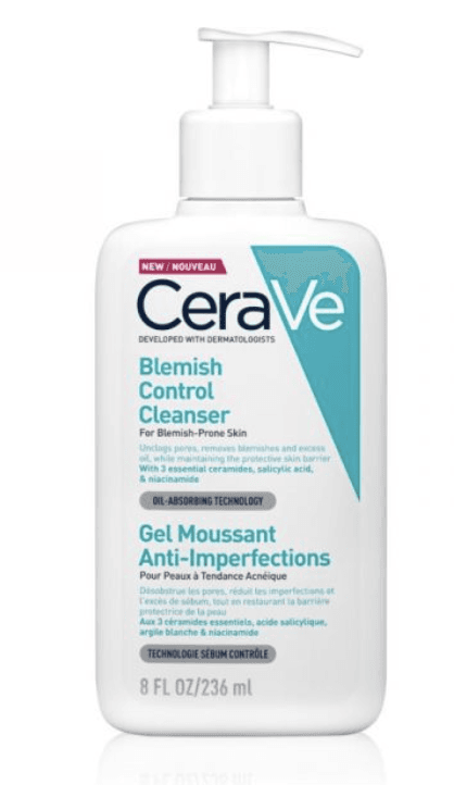 CeraVe Blemish Control Cleanser Gel Limpeza Imperfeições 236ml