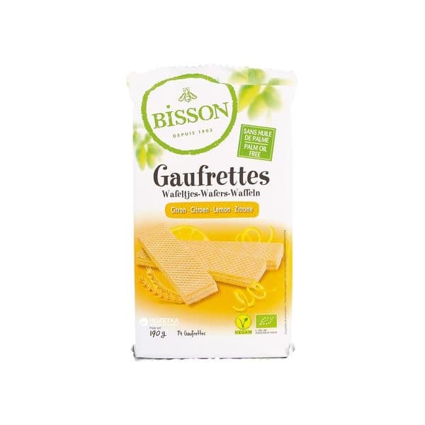 Bisson Wafers de Limão 190 g (limão)
