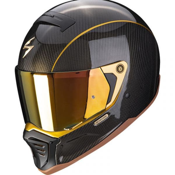Scorpion Capacete Exo-HX1 Carbon Se Black Gold M
