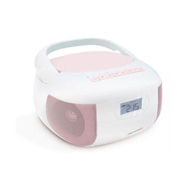 Metronic Leitor de CD Portátil MP3 Bluetooth 477185 Rose Eden
