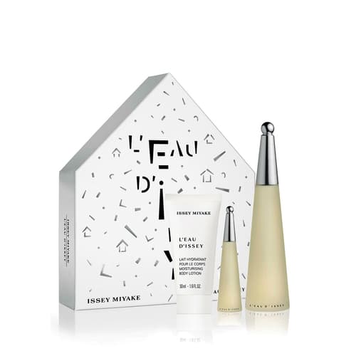 L´Eau D´Issey Gift set EDT 100 ml, body lotion L´Eau D´Issey 50 mleminiature L´Eau D´Issey EDT 10 ml