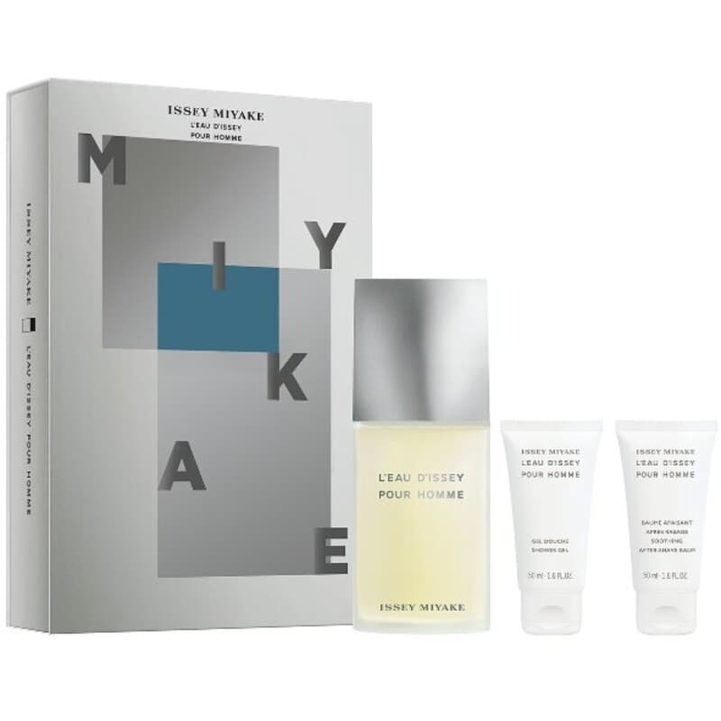 L´Eau D´Issey pour Homme EDT Gift Set 125 ml, shower gel 50 ml and After Shave Balsam 50 ml