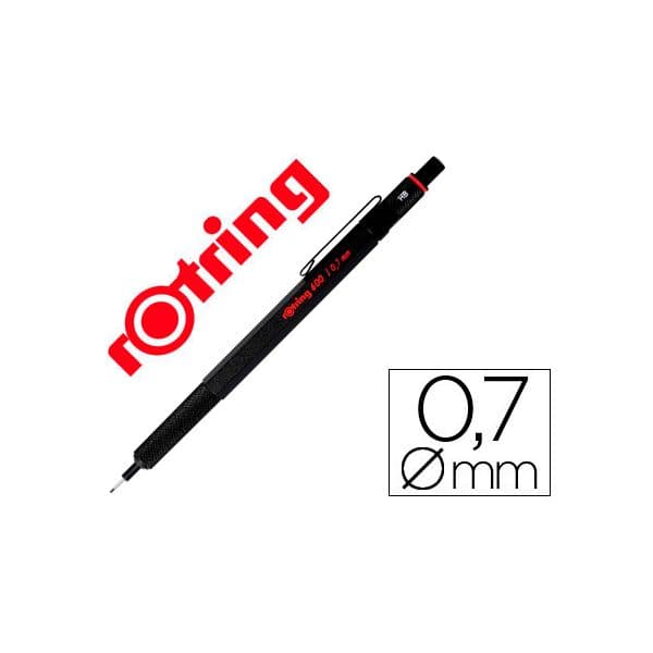 Rotring Lapiseira 600 0.7 mm Preto