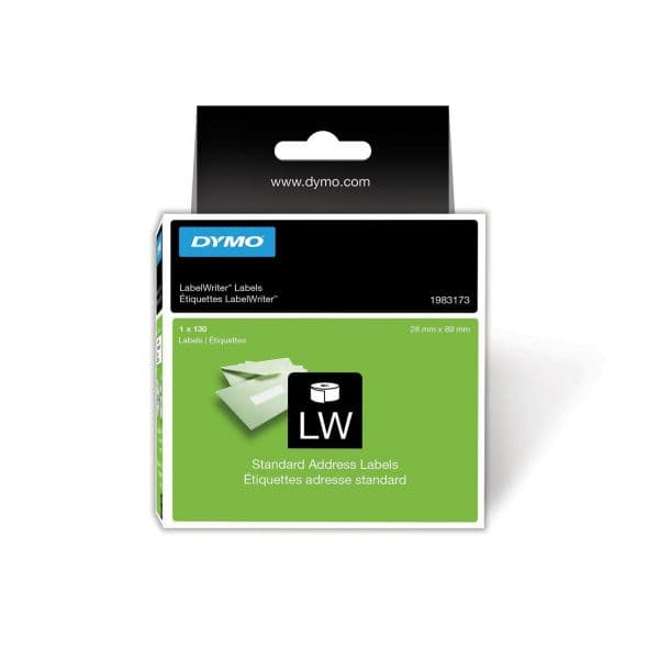 Dymo Address Labels 28 x 89 mm Branco 1x 130 pcs. - 1983173