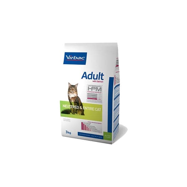 Virbac HPM Adult Cat Neutered & Entire Salmon 3Kg