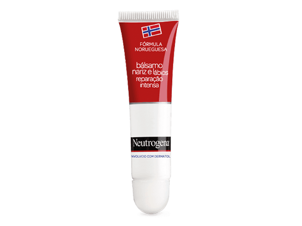 NEUTROGENA FÓRMULA NORUEGUESA BÁLSAMO REPARAÇÃO INTENSA NARIZ E LÁBIOS TUBO 15 ml | WOWFARMA
