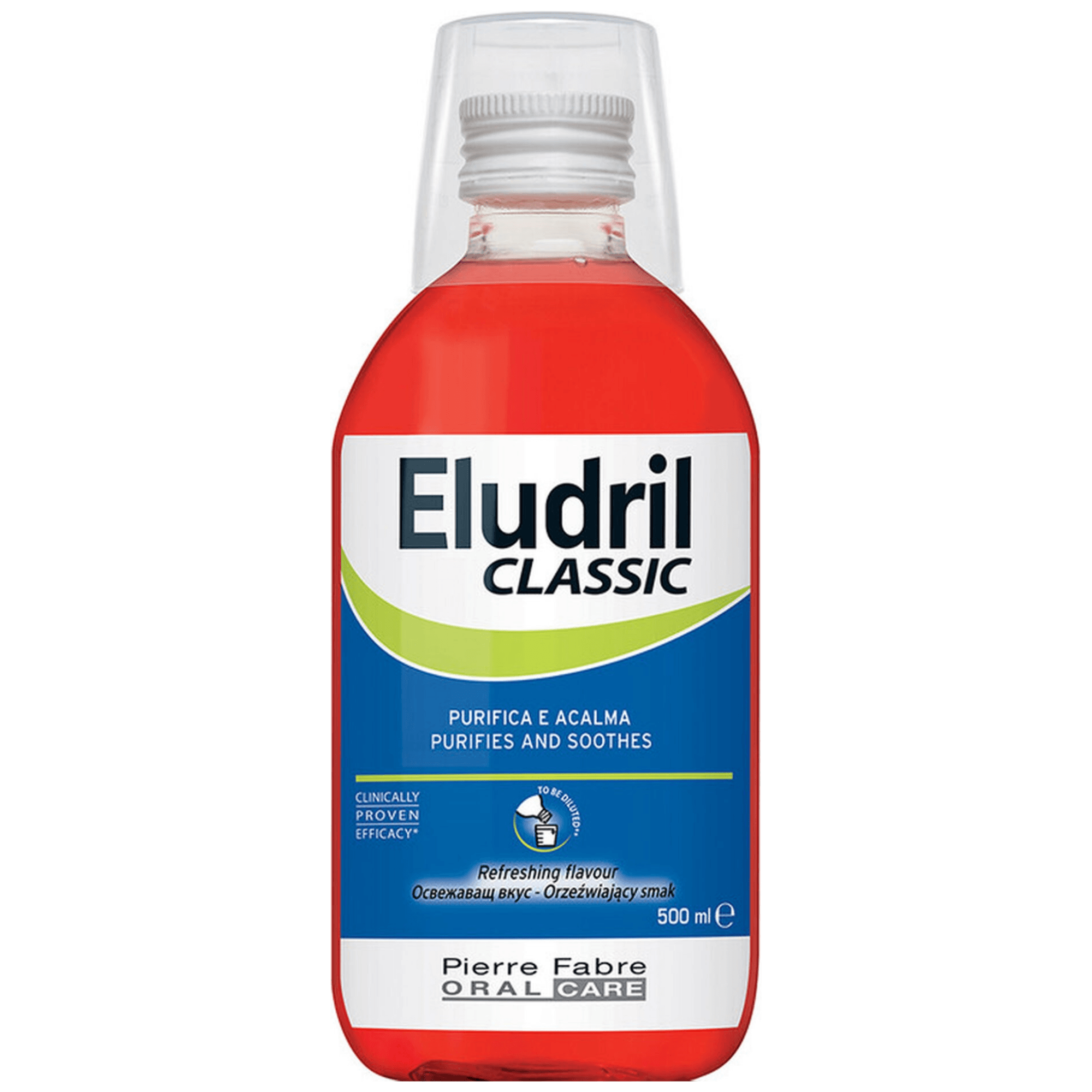 ELUDRIL CLASSIC COLUTÓRIO 500ML | WOWFARMA