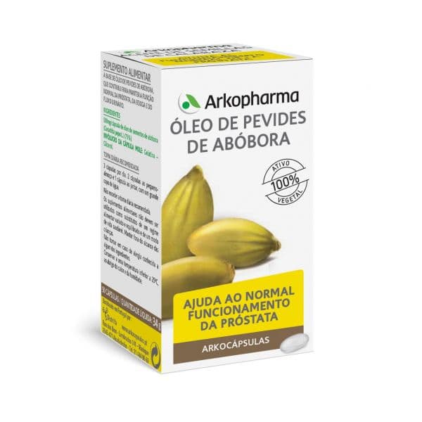 Arkopharma Arkocápsulas Óleo de Pevides de Abóbora 50 Cápsulas