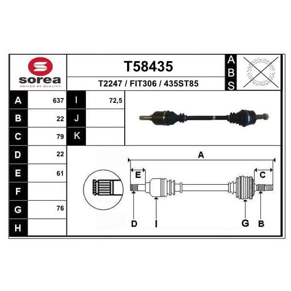 EAI Transmission / Fiat Idea - T58435