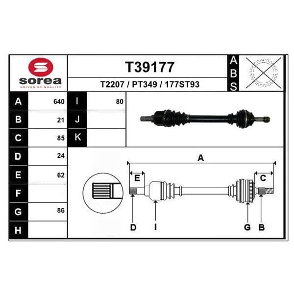 EAI Transmission / Ds 3 / c3 / 208 1,6 Hdi - T39177