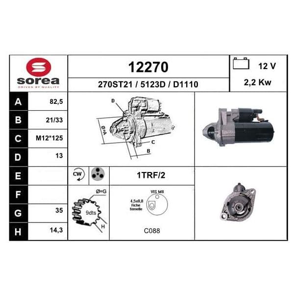 EAI Motor de Arranque - 12270