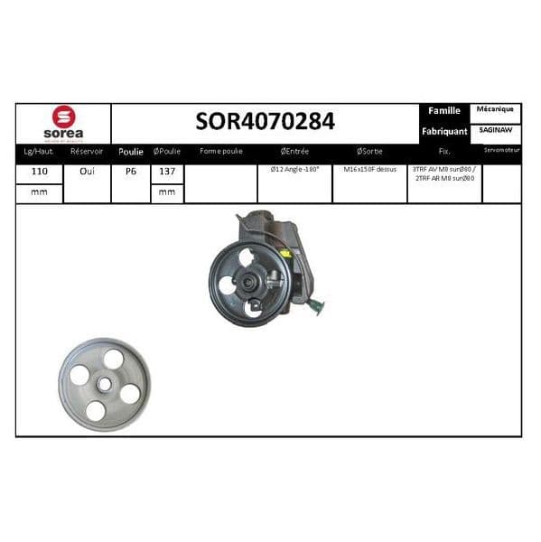 Eai Bomba de Direcção Assistida / Psa - SOR4070284