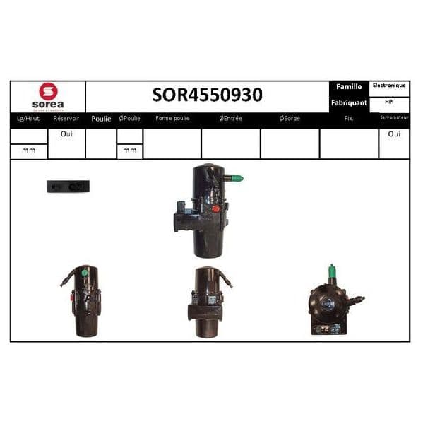 Eai Bomba de Direção Assistida Psa Fiat L - SOR4550930