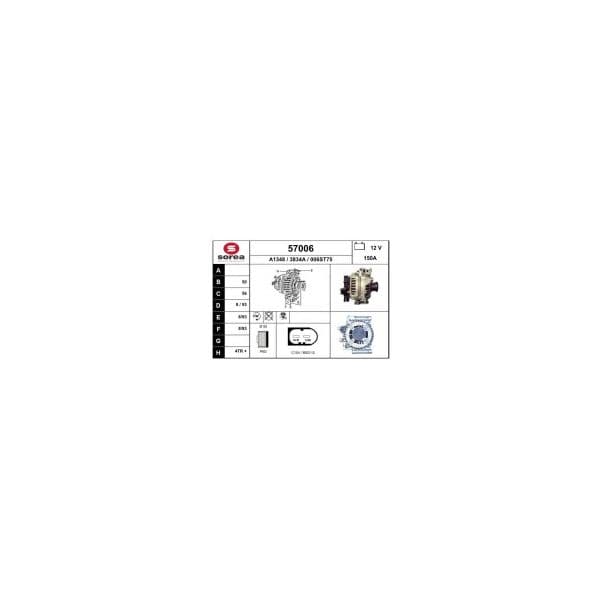 Eai Alternador / C 180 57006