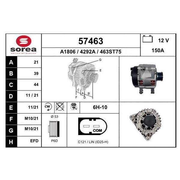 EAI Alternador - 57463