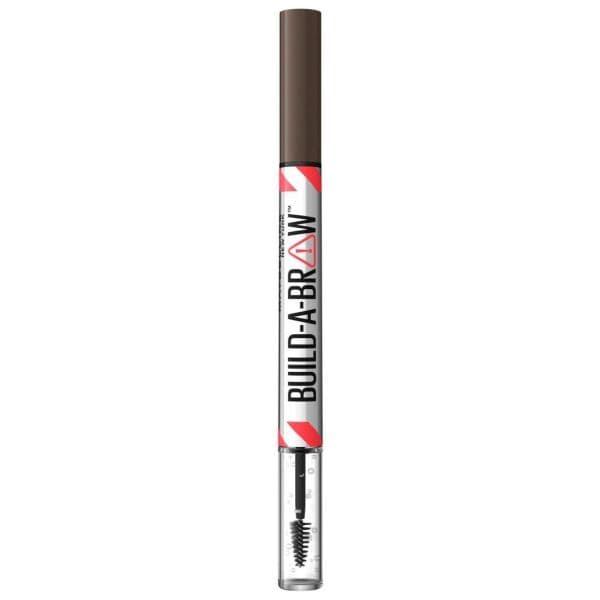 Maybelline Build-a-brow Lápis Duplo para Sobrancelhas para Fixação e Forma Tom 255 Soft Brown 1 Unidade