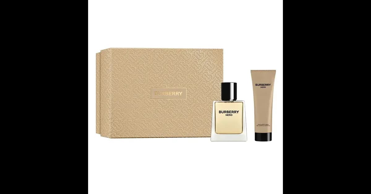Coffret Burberry Hero Gift Eau de Toilette 50ml e Gel de banho 75ml para homem